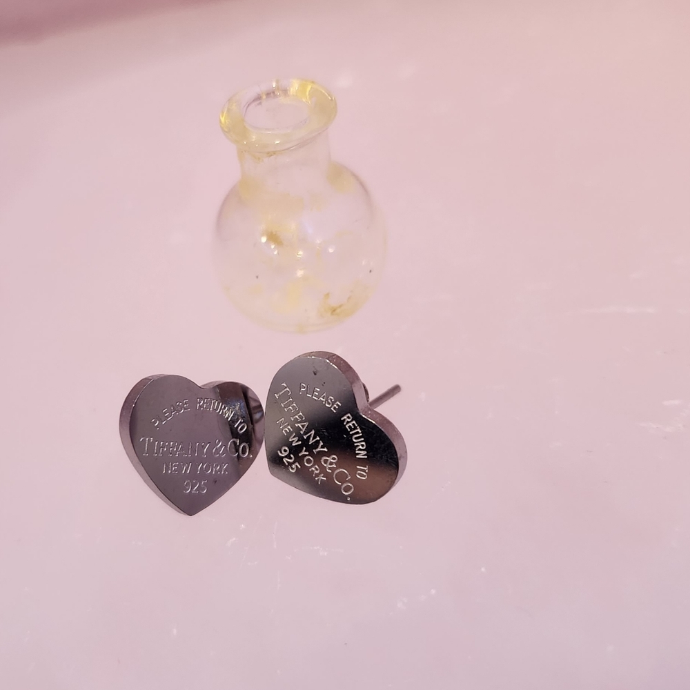 Heart Stud Earrings